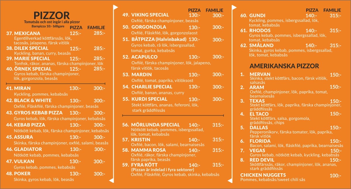 Menu Viking Pizzeria Oskarshamn-1