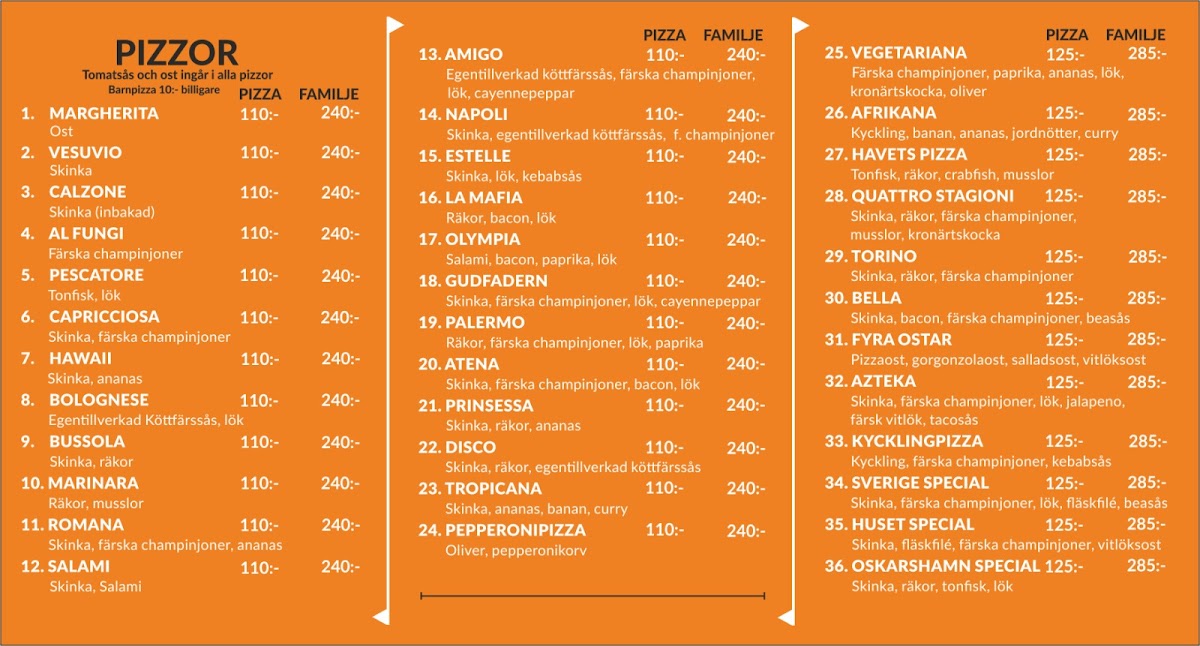 Menu Viking Pizzeria Oskarshamn-3